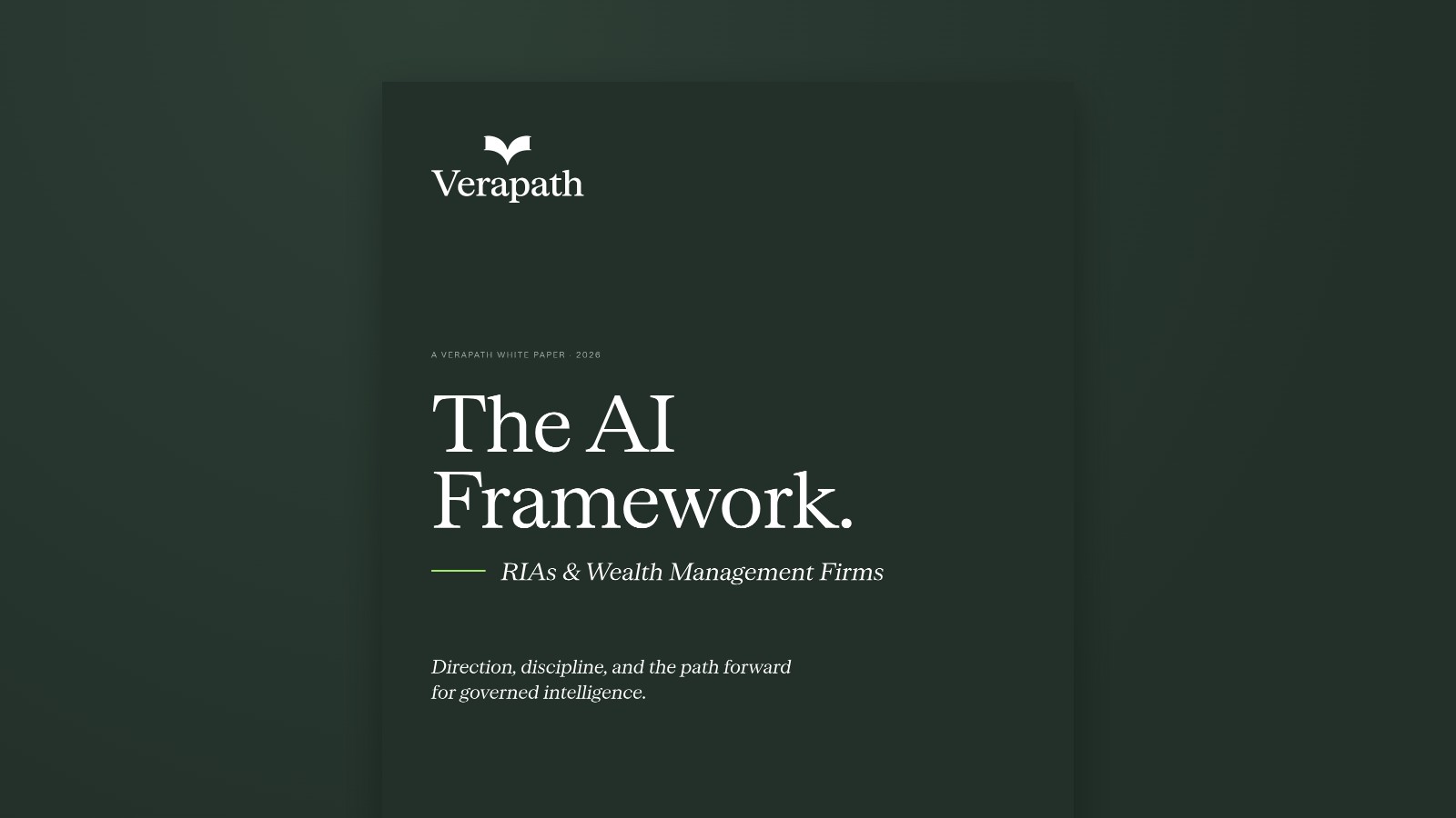 The AI Framework: RIAs & Wealth Management